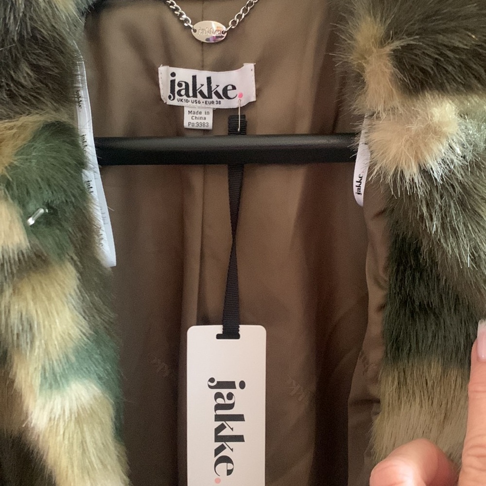 CAMO FUR COAT - Picture 13 of 17